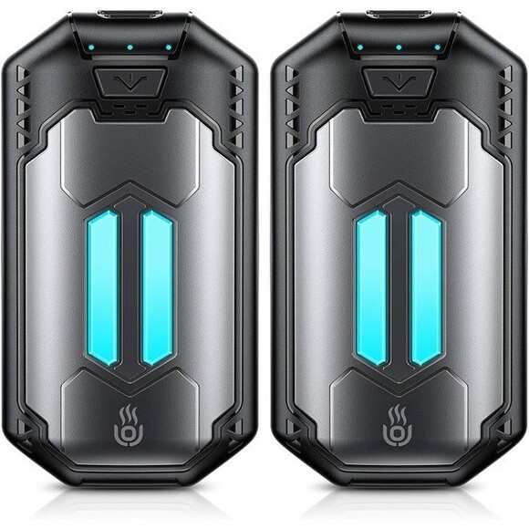 AI Hand Warmers Rechargeable 2 Pack, 6000mAh Electric Hand Warmers with 3 - Picture 1 of 8